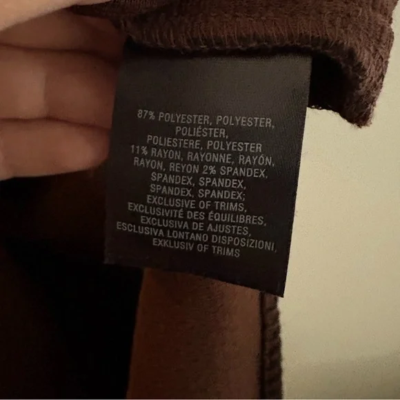 NWT Anthropologie Maeve Meridian Midi Dress Brown & Black Size Small - Picture 9 of 14